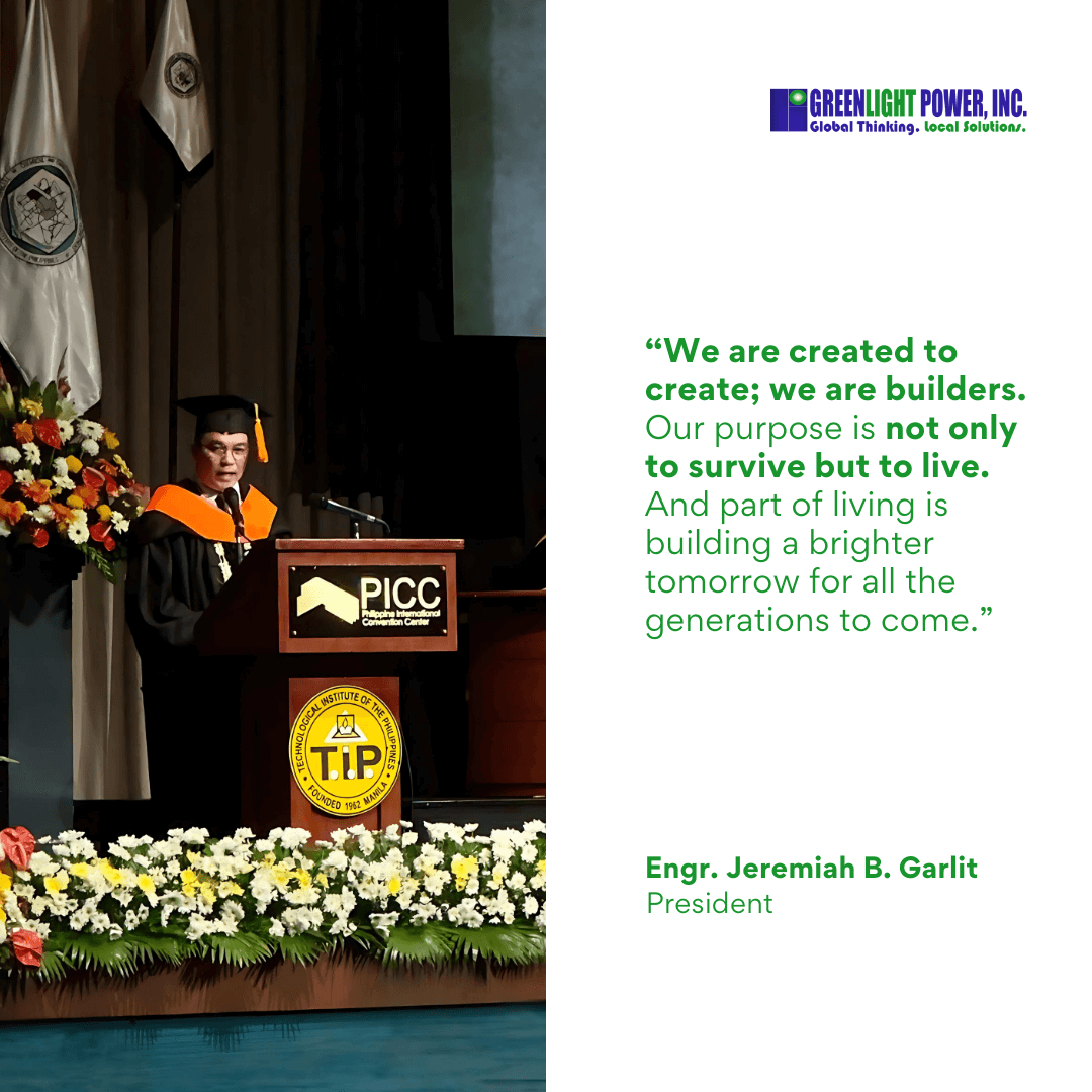 Engr. Jeremiah B. Garlit - Speech to TIP Commencement Exercises (1)